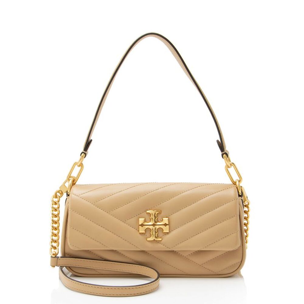 Tory Burch Chevron Leather Kira Small Flap Bag - Picture 1 of 12